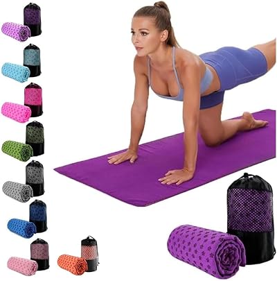 Oaygat Yoga Towel Non-Slip Sweat Absorbent Quick-Dry 183x63 cm