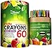 ZenZoi 60-Piece Scented Crayon Box with Coloring E-Book