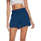 WiWi Viscose from Bamboo Pajama Shorts for Women Soft Sleep Boxers High Waisted Lounge Short Pj Bottoms S-XXL