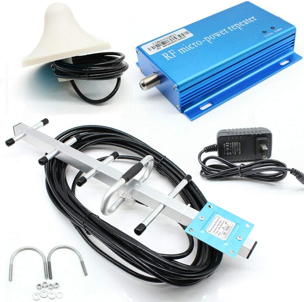 CDMA 850MHz Cell Phone Signal 3G 4G Repeater Booster Amplifier Extender Amplifier+Yagi Kit for Home and Office USA Stock
