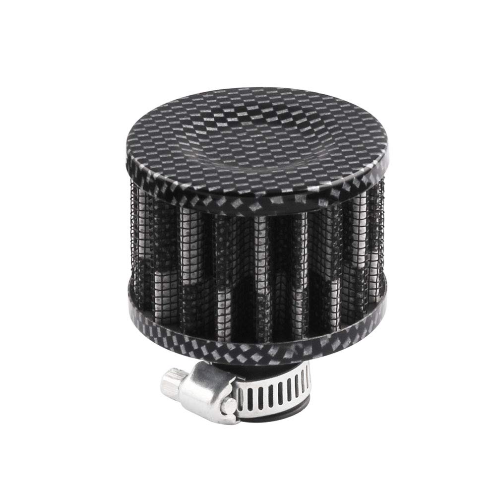 12mm Mini Carbon Oil Breather Air Filter Universal