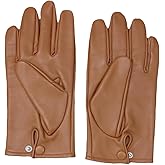LEATHER LH HANDS Men's Dress Driving Genuine Sheep Leather Unlined Gloves