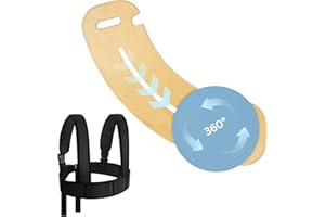 DRAKO-MYXX Slide Transfer Board with Turntable-Include Wheelchair Safety Belt, Safe and Effortless Assist for Seniors and Rehabilitation Users, Wheelchair to Bed/Toilet/Car/Chair, 31.5" x 8.7" x 0.8"