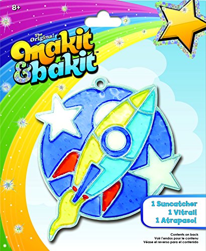 UPC 765468489483, Colorbok TB-48948 Makit and Bakit Suncatcher Kit, Rocket