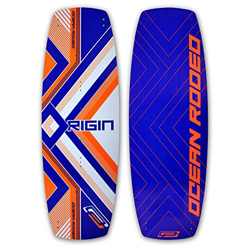 Ocean Rodeo Origin 3.0 Kiteboard, 142cm x 42cm (Gen 3.0, Orange/Blue)