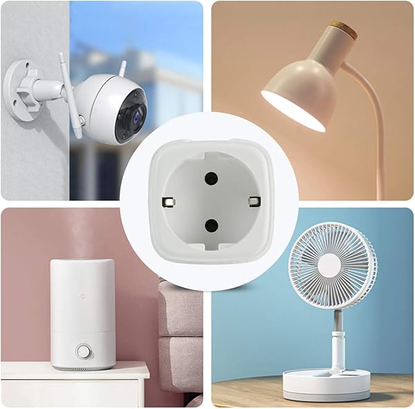 El enchufe inteligente HerePow 13A Wifi se puede utilizar con Alexa y Google Home interruptor de enchufe temporizador de control remoto inalmbrico No se requiere concentrador 2 4Ghz 4 paquetes