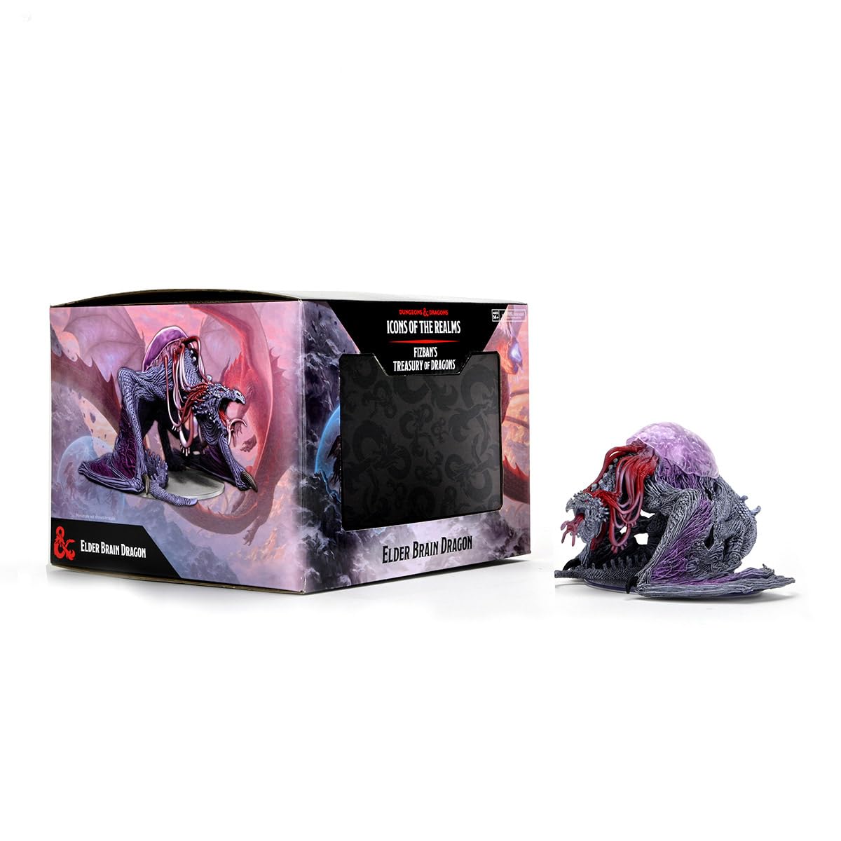 WizKids D&D Fizban's Treasury of Dragons Premium Set 1 Elder Brain Dragon: D&D Icons of the Realms Miniature