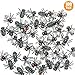 O-Best 100Pcs Mini Flies Verisimilar Magic Trick Joke Toy HALLOWEEN PROP Prank Plastic Flies Kidding Novelty Halloween