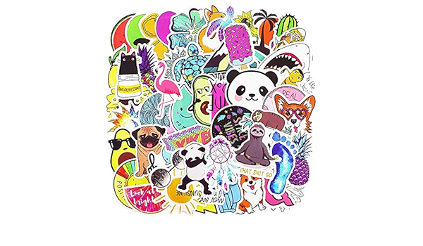 HENJIA Pegatinas Lindas para niños DIY Laptop Equipaje ...