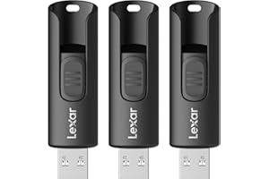 Lexar 32GB 3-Pack Flash Drive A30E USB 3.2 Gen 1, USB Drive up to 100MB/s, Storage Expansion and Backup for PC and Mac System