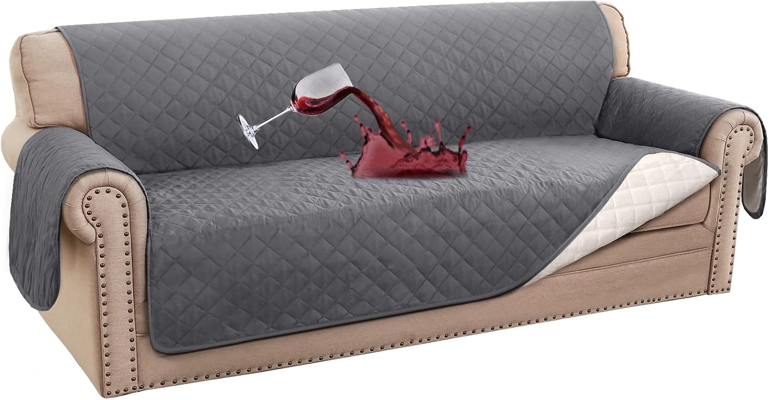 Slipcovers - Turquoize 100% Waterproof Sofa Covers Couch Cover Sofa Cover for Dogs Couch Protector Triple Non-Slip Sofa Slipcover for 3 Cushion Couch Furniture Protector for Pets, Kids,Dog (Sofa 70