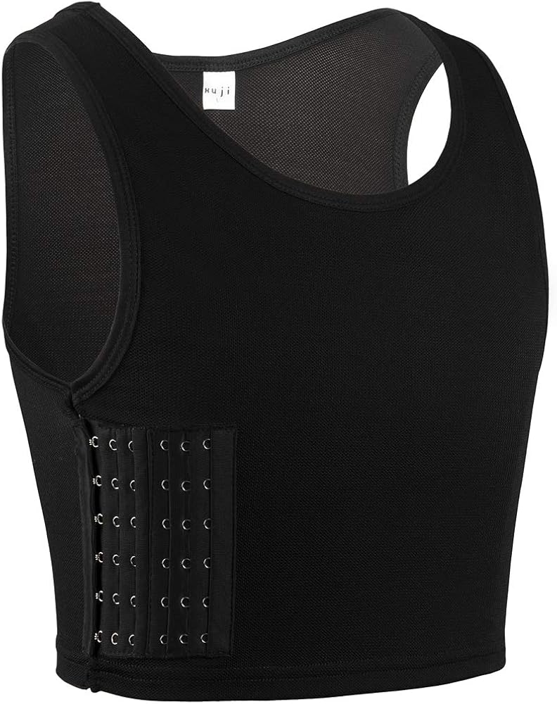 XUJI Women Tomboy FTM Elastic Breathable Half Chest Binder at Amazon