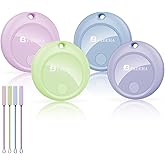 BFADEHA 2025 [Apple MFi Certified] (iOS Only) Bluetooth Tracker Smart Finder for Apple Find My iPhone GPS Tracker, 5-10 Years Battery, Keys Finder and Item Locator for Keys, Bags, Wallet, Passport