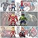 Marvel Avengers Titan Hero Series Exclusive-iron Man、Hulk、Thor、Spider-man、Captain America、Hulkbuster 6 Figure Set/Car decoration