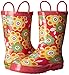 Western Chief Unisex-Child Kids Girls' Waterproof Easy-On Printed Rain Boot