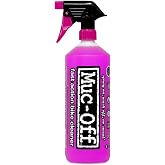 Muc-Off Nano Tech Bike Cleaner, Fast-Action Spray | Advanced Nano Technology, Alkaline-Based Formula, Safe on Carbon Fiber, Bike Cleaner for MTB, Road &amp; Gravel