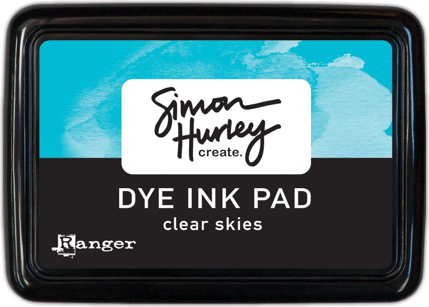 Ranger Simon Hurley Create. Dye Ink Pads Clear Skies, 2.75 x 3.75