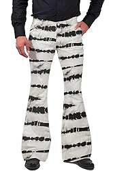 Men's Bell Bottom Pants 70s 60s Outfits for Men,Tie
