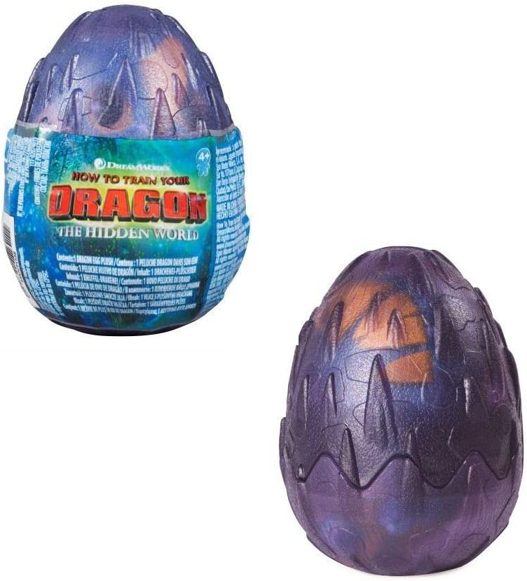 Dragons Selection Egg | DreamWorks Plush Figure, Colour:Purple