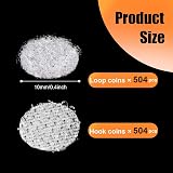 Redamancy 1008 Pcs Self Adhesive Dots 10mm Hook Loop Dots view 2