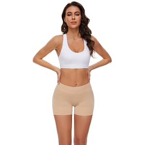 FRESBEIT Anti Chafing Cooling Slip Shorts for Women | Anti Chafing Cooling Slip Shorts for Women