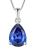 YL Teardrop Necklace 925 Sterling Silver Solitaire