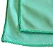 The Rag Company - Standard Microfiber Window, Glass, Mirror & Chrome Towels - Professional Cleaning & Detailing, Lint-Free, Streak-Free, 350gsm, 16in x 24in, Green (12-Pack)