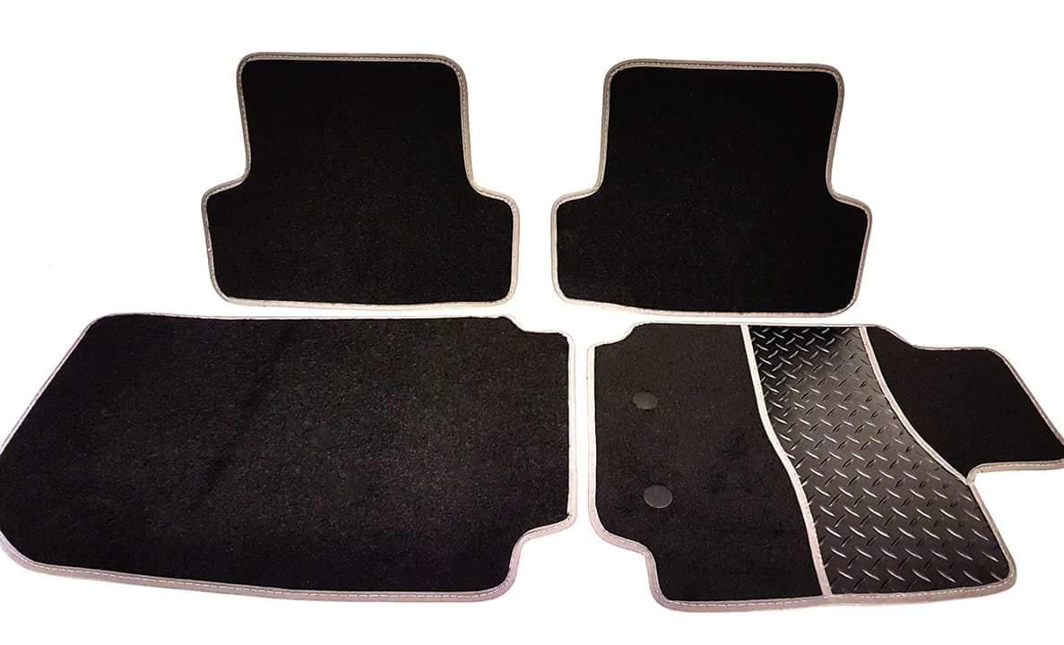 Sakura WW8122 Fully Tailored Carpet Floor Mats, Black