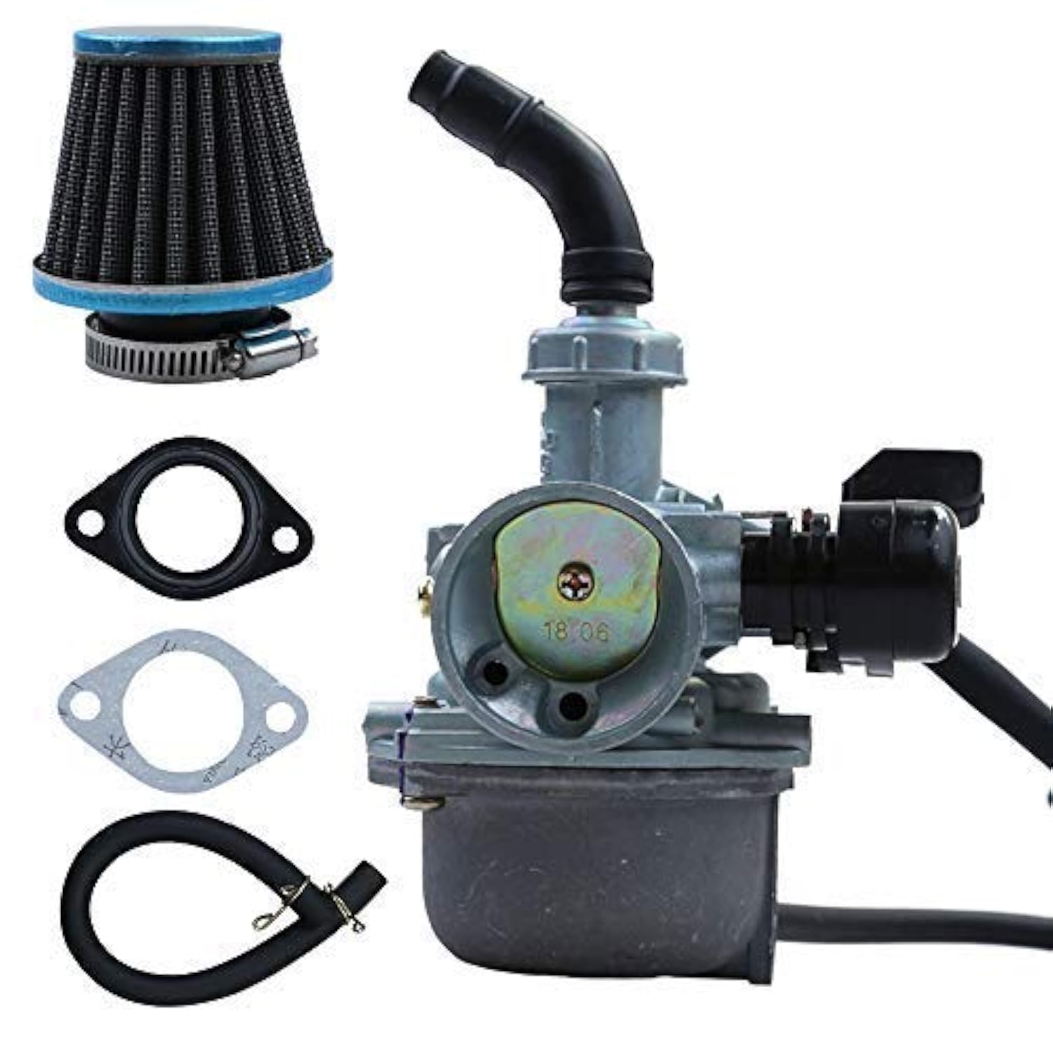 Hoypeyfiy Carb PZ19 fit for 50cc 70cc 90cc 110cc 125cc ATV Carburetor for Dirt Pit Bike Go Kart Replacement for Kazuma Taotao Baja Polaris Replacement for Roketa SUNL Replacement for Honda XR/CRF