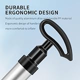 SNMIX Ball Pump with Needle and Hose Aluminium Ergonomic Nozzle Silver view 6