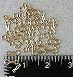 River Guide Supply Brass Sinker Eyes - Eyelets for Lead Weight Molds (Size #1, 1000 Pieces)