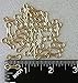 Brass Sinker Eyes - Eyelets for Lead Weight Molds (Size #1, 1000 Pieces)