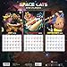 2018 Space Cats Wall Calendar