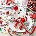 Aneco 150g/6000 Pieces Christmas Confetti Pentagram,Snowflake,Santa,Pine,Merry Christmas Alphabet,Sequin,Poinsettia Flowers,Gift,Bell,Angel,Snowman,Elk Table Confetti Bright Christmas Decoration Set¡­