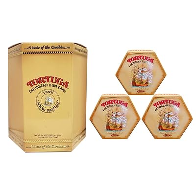 Tortuga Caribbean Rum Cake 4 Oz (3 PACK): Original, Coconut, Chocolate - The Perfect Premium Gourmet Gift for Gift Baskets, Parties, Holidays, and Birthdays - Great Cakes for Delivery