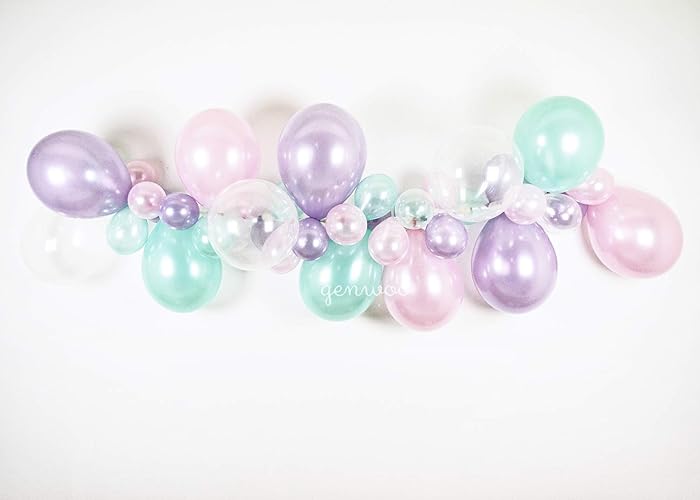 Amazon Com Mermaid And Unicorn Balloon Garland Balloon Arch