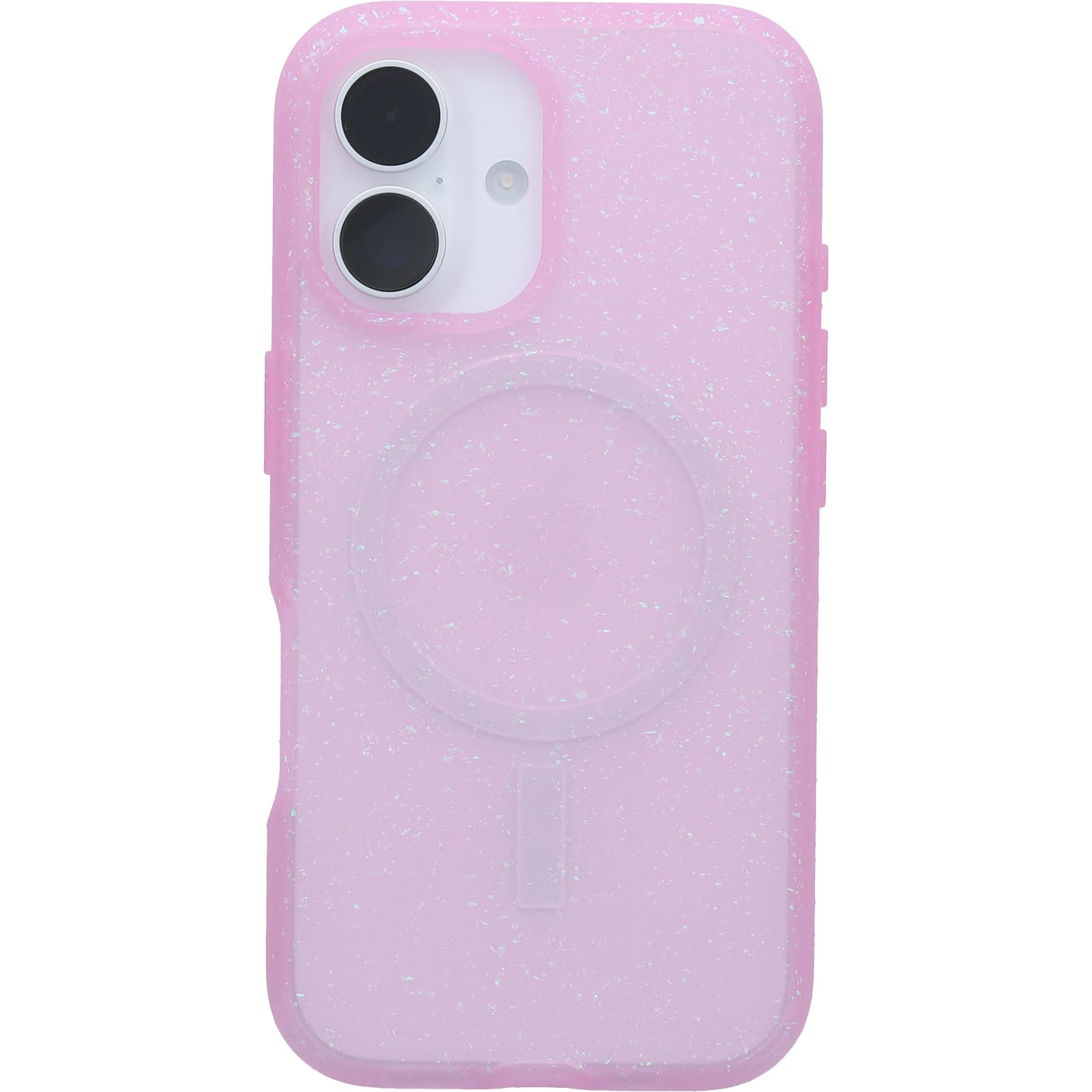OtterBox iPhone 16 Symmetry Series Soft Touch for MagSafe - Crystal Blush Pink Image OtterBox iPhone 16 Symmetry Series Soft Touch for MagSafe - Crystal Blush Pink Image