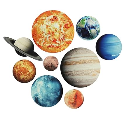 Buy Luminous Wallpaper Nine Planet Luminous Wall Sticker