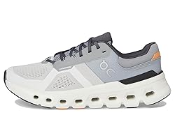 On Men's Cloudrunner 2 Sneaker, Wolf/Ivory, 10
