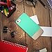 iPhone 5S Case, Maxboost [Vibrance Series] For Apple iPhone 5S / 5 Case Protective SOFT-Interior Slider Style Hard Cases Cover - Turquoise/Champagne Gold