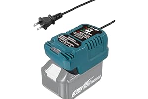 TEPULAS Mini Battery Charger for Makita, Rapid 2A DC18RC Charger Replacement for Makita 18V Max Battery BL1815 BL1820 BL1830
