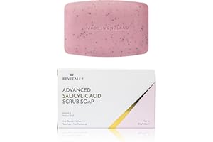 Revitale Advanced BHA Salicylic Acid Scrub Soap – Exfoliating Bar for Face & Body, Deep Pore Cleanser, Anti-Blemish, Skin Softening
