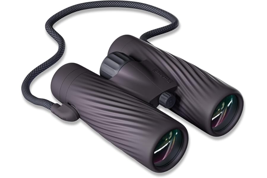 Bushnell A5 8x42 Binoculars for Adults & Kids, Waterproof, Fogproof, 8X Magnification, Dielectric & Phase Coated Prisms, Fully Multi-Coated Lenses & Rubber Armor - Onyx Black