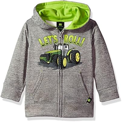 john deere zip up hoodie