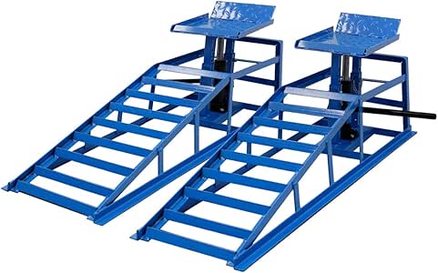 Amazon.com: ECD Germany 2x Car service ramp height ...