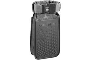 Lewis N. Clark Safebox Portable Safe with Anti Theft Combination Lock and Slash Resistant Material to Protect Wallet, iPhone and Valuables at the Beach, Pool, Camping + Hotel, Small