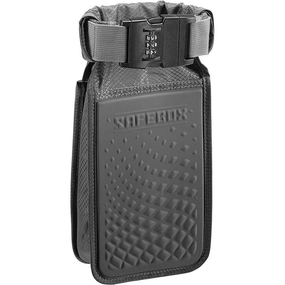 Lewis N. Clark Lewis N. Clark Safebox Portable Safe with Anti Theft Combination Lock and Slash Resistant Material to Protect Wallet, iPhone and Valuables at the Beach, Pool, Camping + Hotel, Small