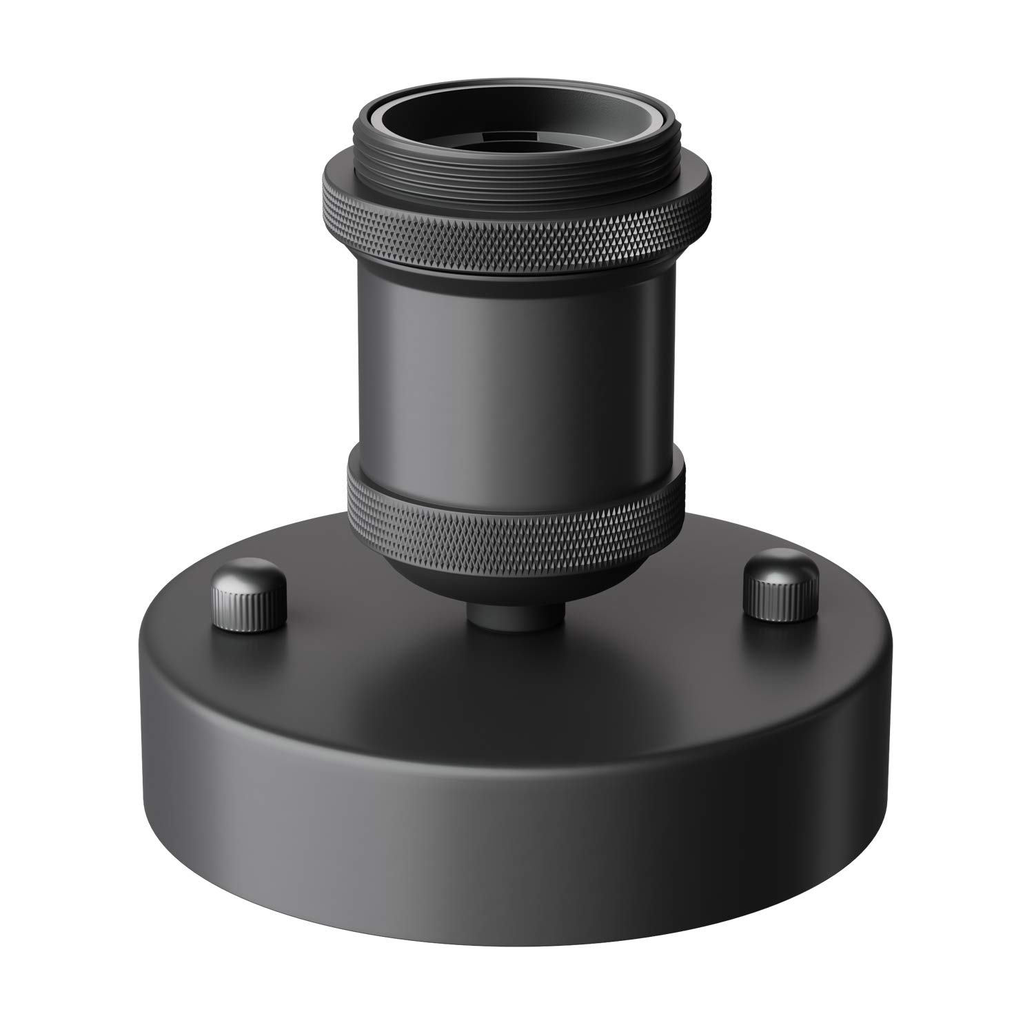 ledscom.de Ceiling Light/lamp Holder RETRA, Black matt, 1x E27 max. 60W