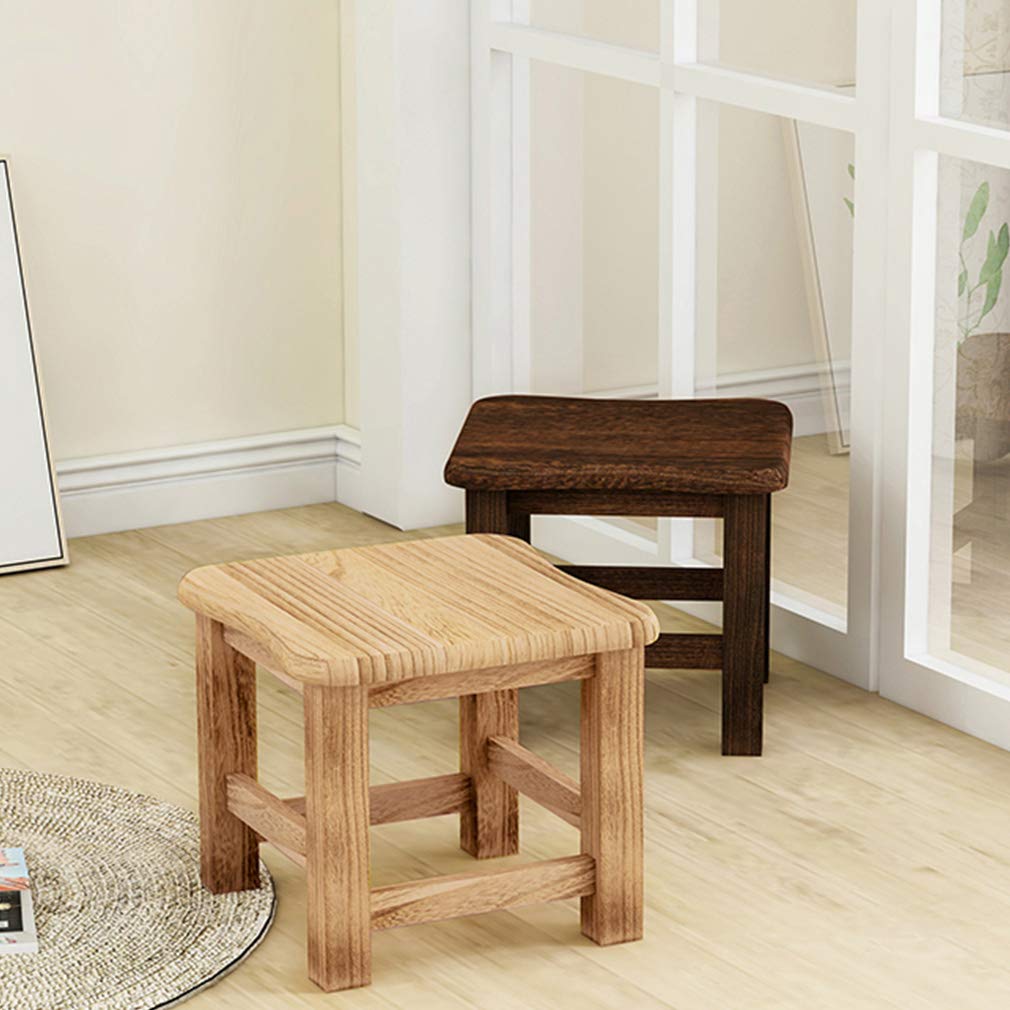 Reposapiés Banqueta de Cocina Taburete de Madera Maciza Hogar de Los