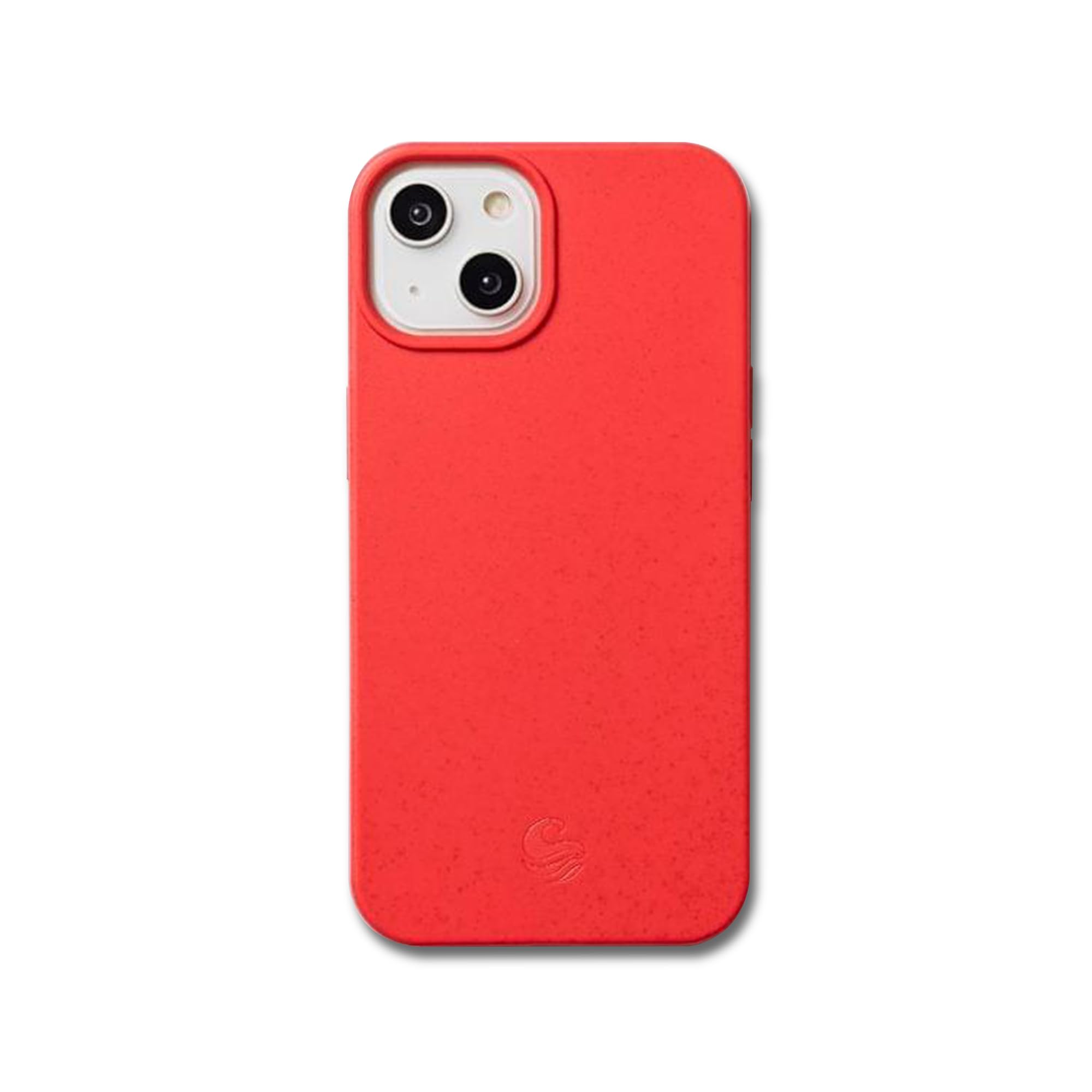 Wave Case iPhone 13 Phone Case - Eco-Friendly Wheat Straw Phone Case with Shock-Absorbing Corners | 2mm Raised Lip | Ultra-Thin Design, 360° Protection | Red